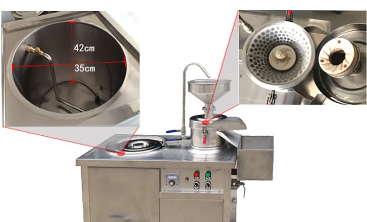 Высокое качество нержавеющей стали автоматический тофу соевое молоко делая фасоль творог формируя машину коммерческий прибор для приготовления соевого молока машина