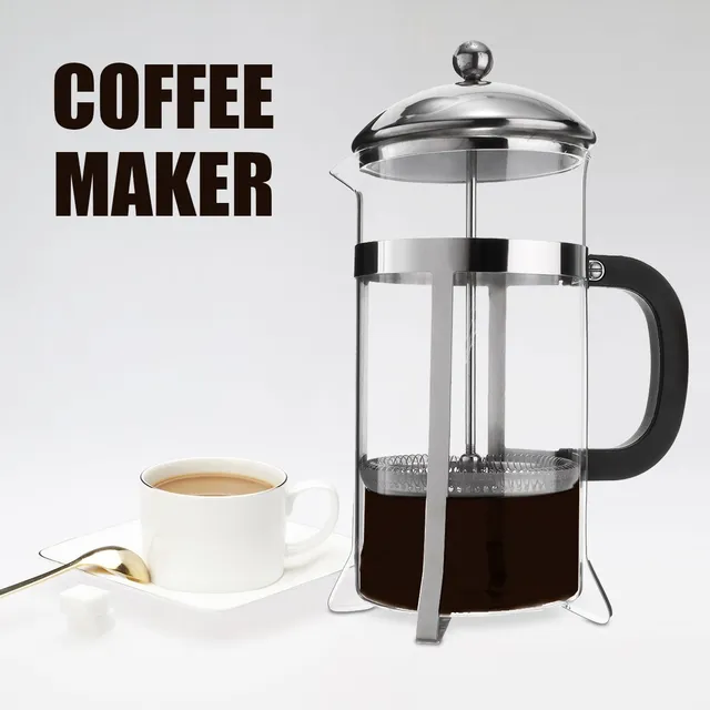Aliexpress Gl Stainless Steel Coffee Maker Machine Gl Stainless Steel Coffee Maker Machine Press Filter Home Cafetiere Barista Making Tools Accessories Percolator