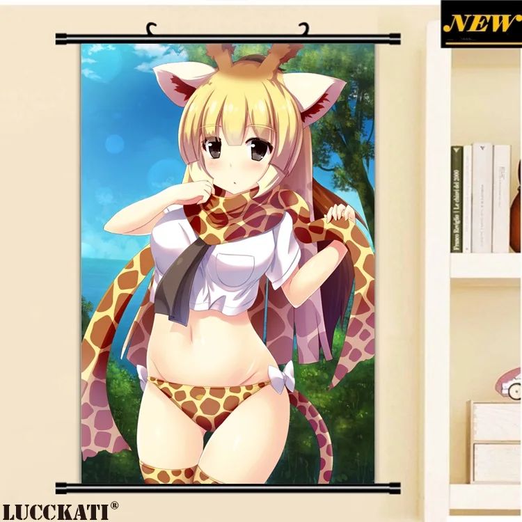 17yande.re 403298 animal_ears horns kemono_friends liya pantsu reticulated_giraffe tail thighhighs_
