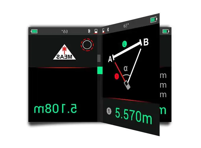 Лазерный дальномер R2/R2B, лазерный дальномер, лазерный дальномер, линейка, диастиметр, измерительная рулетка, измерительная линейка, инструмент