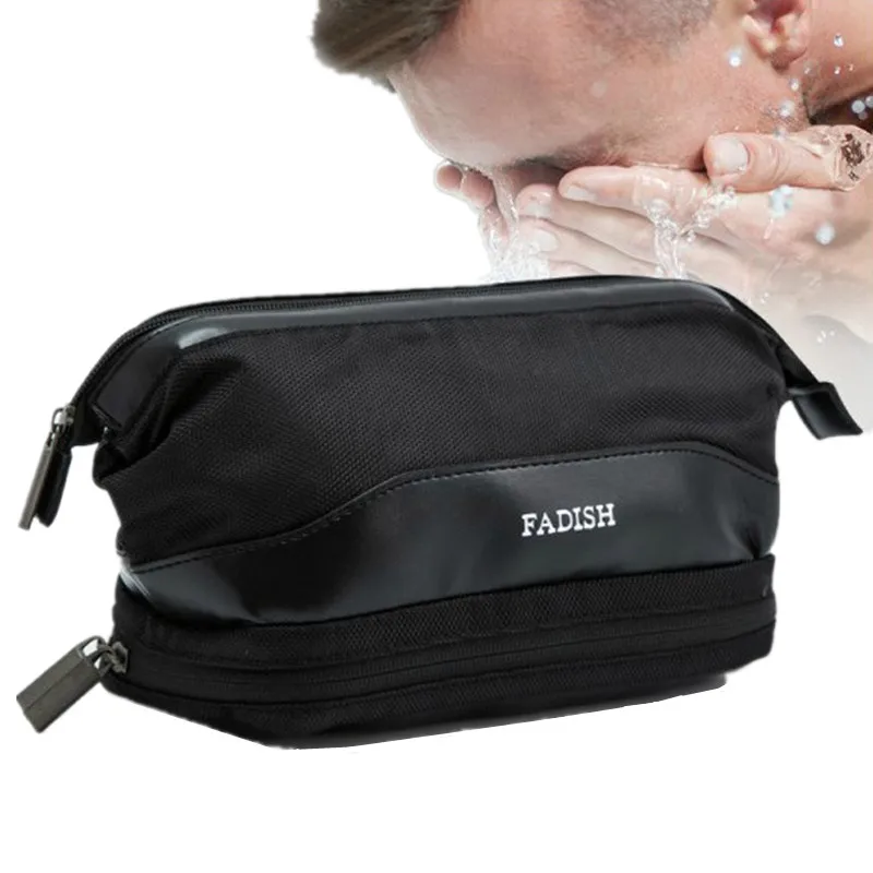  Professional Men's Waterproof Cosmetic Bag Travel Necessarie Portable Toiletry Storage Makeup Cases