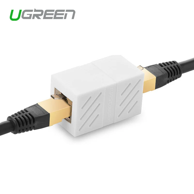 

Ugreen RJ45 Connector Cat7/6/5e Ethernet Adapter 8P8C Network Extender Extension Cable for Ethernet Cable Female to Female