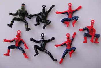 

100pcs/lot Various postures of spider man cartoon figure