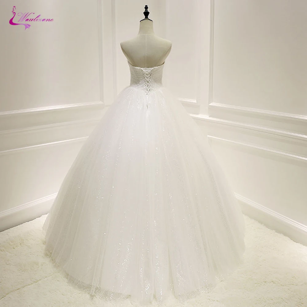 Waulizane CUSTOM MADEM Wedding Dress Custom Made With Beads Rhinestones Of Strapless Brdal Dress Floor Length Waulizane CUSTOM MADEM Wedding Dress Custom Made With Beads Rhinestones Of Strapless Brdal Dress Floor Length