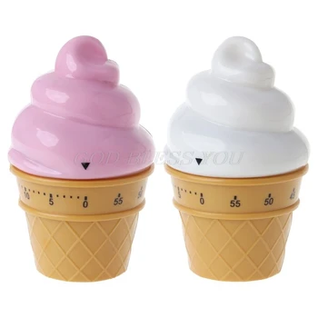 

Ice Cream Mechanical Kitchen Timer Cooking Countdown Timer Clock Kitchen Gadgets Tool Drop Shipping