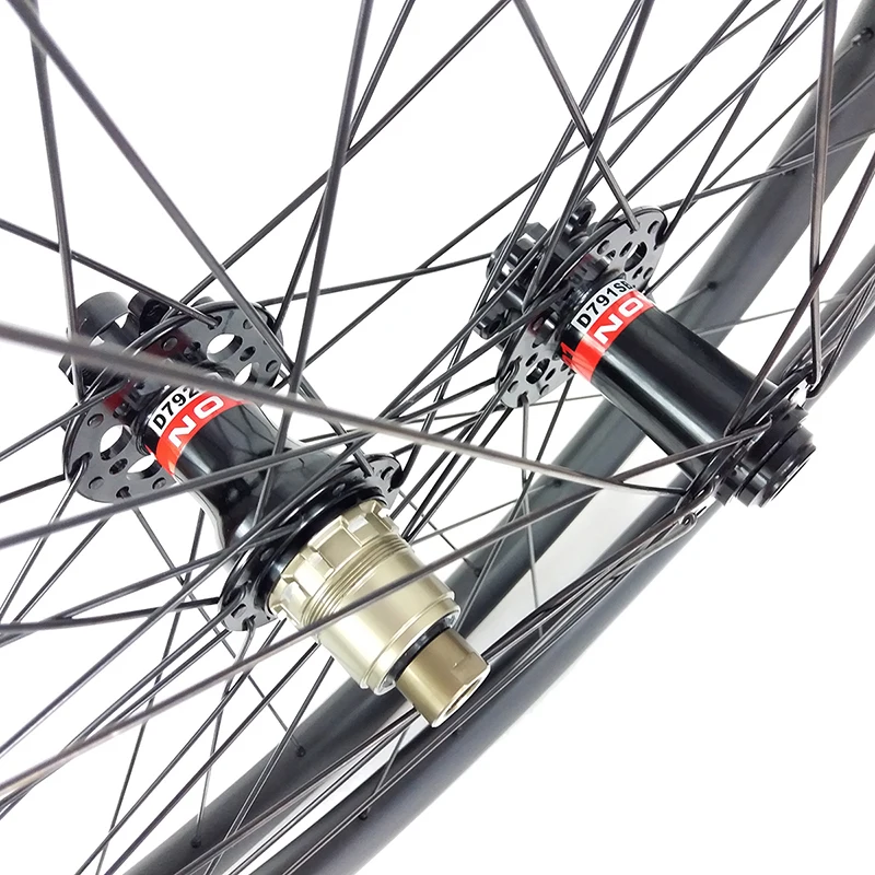 Дешевые 29er MTB XC гоночная карбоновая колесная 30 мм x 30 мм UD matt Novatec D791SB D792SB бескамерные лесные гравийные велосипедные колеса