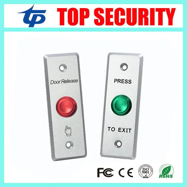 Access Control Exit Button Stainless Steel Exit Switch Door Release