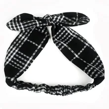 1 шт. повязка на голову для девочки плед небольшой свежий авторский Ретро Повязка На Голову тканевая повязка на голову G0407