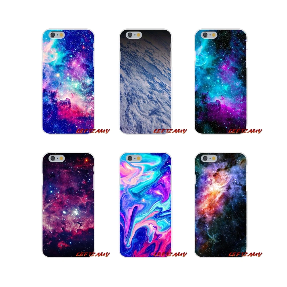 

Pink Purple Aqua space For iPhone X XR XS MAX 4 4S 5 5S 5C SE 6 6S 7 8 Plus Accessories Phone Shell Covers