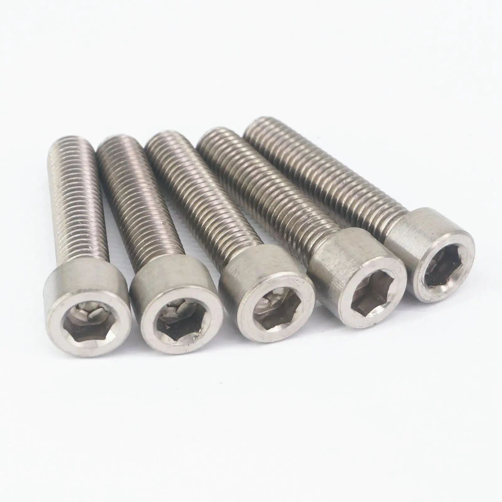 LOT 5 M10 X 45mm TA2 GR2 Titanium Hex Socket Head Cap Screw Bolts Anti lot-5-m10-x-45mm-ta2-gr2-titanium-hex-socket-head-cap-screw-bolts-anti