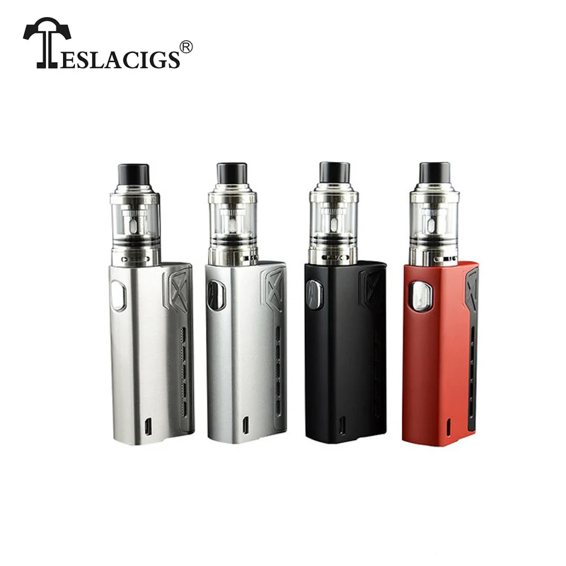 

Original Electronic Cigarette Teslacigs Tesla Terminator Mod starter Kit Vape With Terminator Sub ohm Tank Atomizer Vaporizer