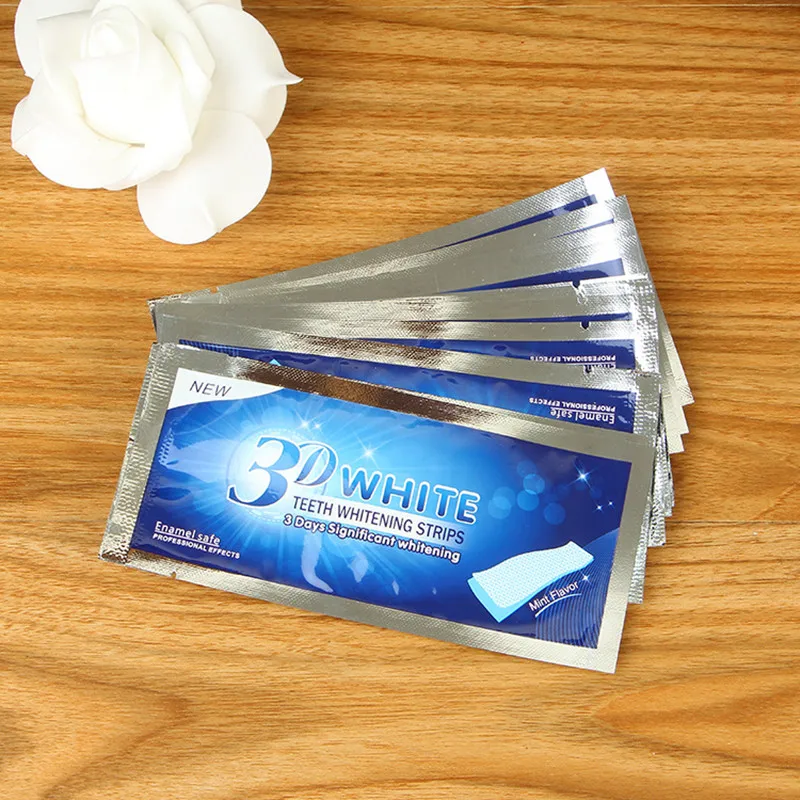

20Pcs/10Pair 3D Whitening Gel Strips Bright White Dental Treatment Teeth Whitening Strip Teeth Whitening Dental Bleaching Tool