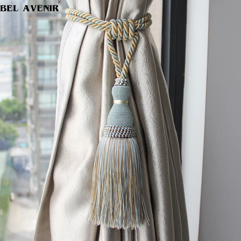 

Polyester Tassel Tiebacks curtain holder Handmade Tassel For Decoration