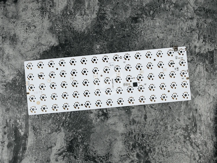 Goede Xd75 Xd75am Custom Mechanische Toetsenbord Alps Matias Mx Compatibel 75 Toetsen Underglow Rgb Pcb GH60 60% Geprogrammeerd Gh60 Kle Planck