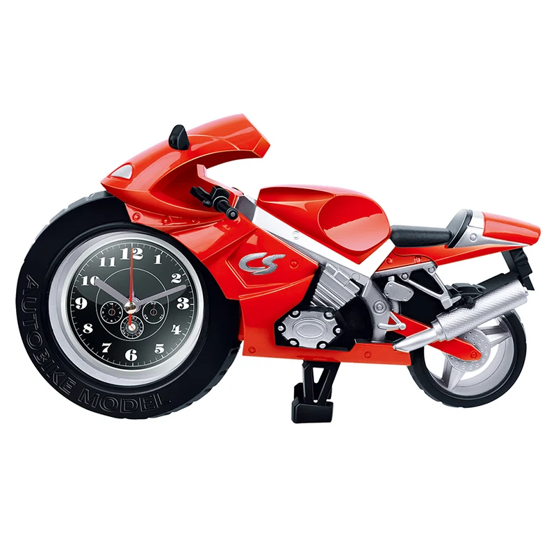 

Dropshipping Creative Model Motorcycle Motorbike Pattern Alarm Clock Home Table Decor Kids Toy Birthday Gift MDP66
