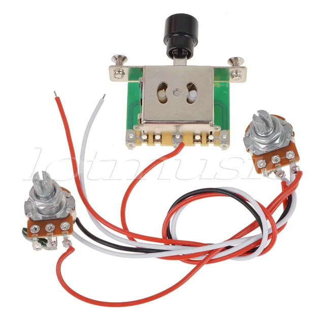 kmise prewired guitar wiring harness 250k pots 3 way switch for tele 3 Way Lamp Wiring kmise prewired guitar wiring harness 250k pots 3 way switch for tele replacement