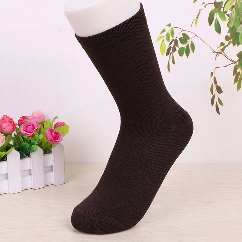 5 пар мужские носки четырехсезонные носки к деловому костюму Мужские Винтажные дезодоранты антибактериальные, удобные дышащие впитывающие Пот Мужские носки s - Цвет: C offee