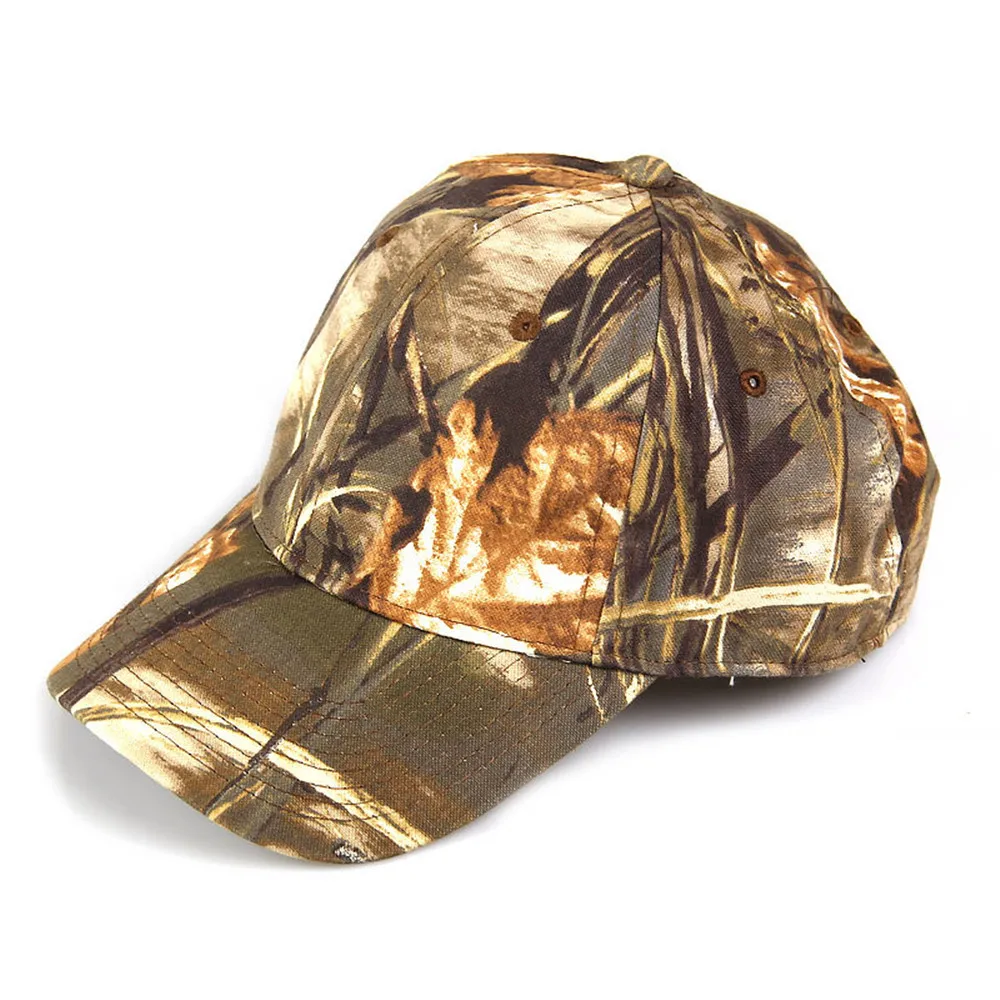 

6 Colors Available Unisex Outdoor Bionic Camo Climbing Fishing Breathable Peaked Cap Hunting Baseball Cap Sunshade Hiking Hat