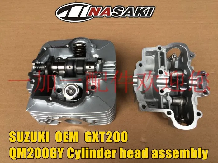 

New mechanical ForSuzuki Qingqi Motorcycle Parts 200cc engine cylinder head assembly of GXT200 GS200 DR200 QM200GY cylinder head