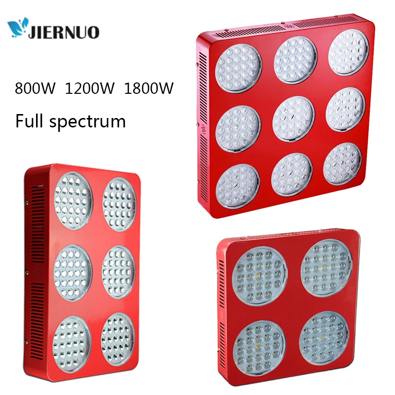 

Apollo 1800W LED Grow Light Goldenring Double chips Full Spectrum with high power For Vegetative Hydroponics Flowering