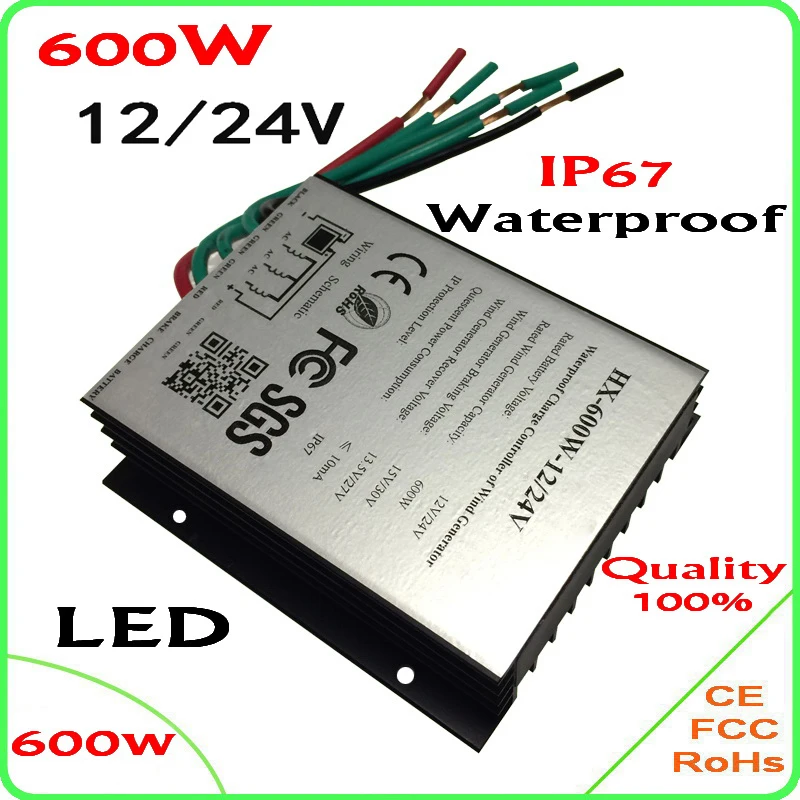 Gerador de Turbina Controlador de Carga Pode ao ar Gerador de Energia 600 w Eólica à Prova d’ Água Livre! 400 w 500 w 300 w 200 w 100 w Eólica Controlador Também ok