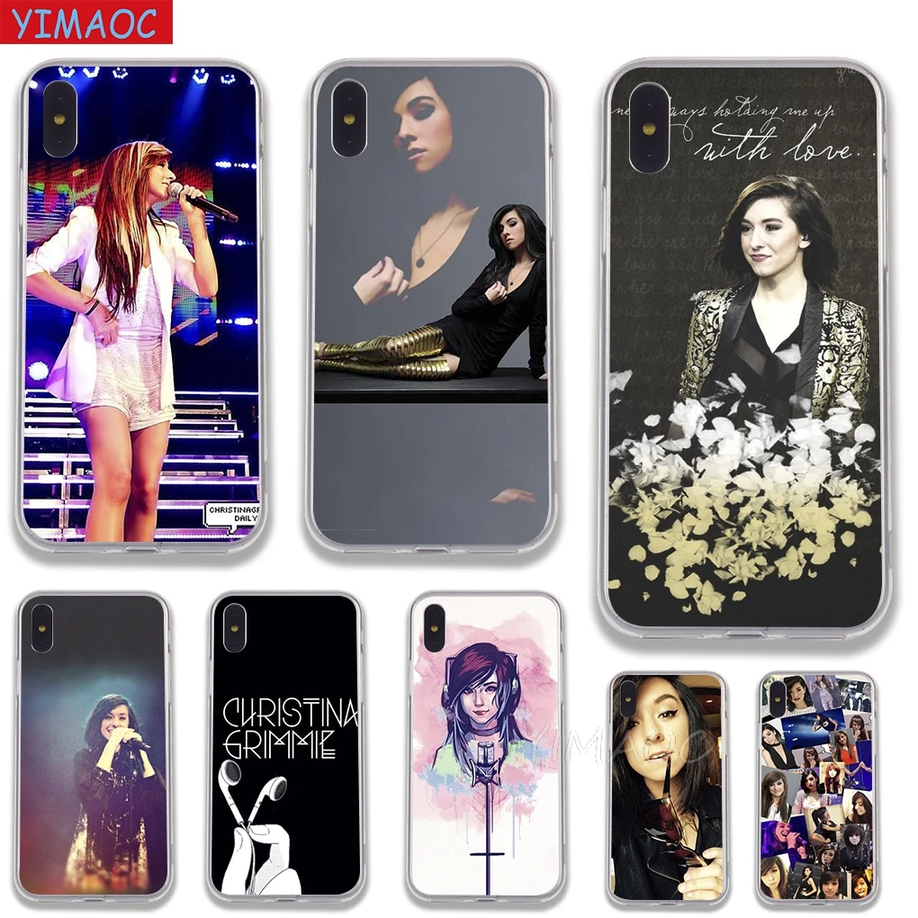 YIMAOC Christina Grimmie Soft Case TPU Silicone Cover for iPhone 8 7 6 6S Plus 5 5S SE X XR XS 11 Pro Max Shell Cases |