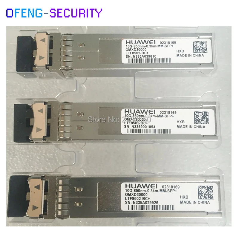 

Huawei SFP Module Multi-mode10G-850NM-0.3KM-MM-SFP+ Fiber Optic Module 02318169