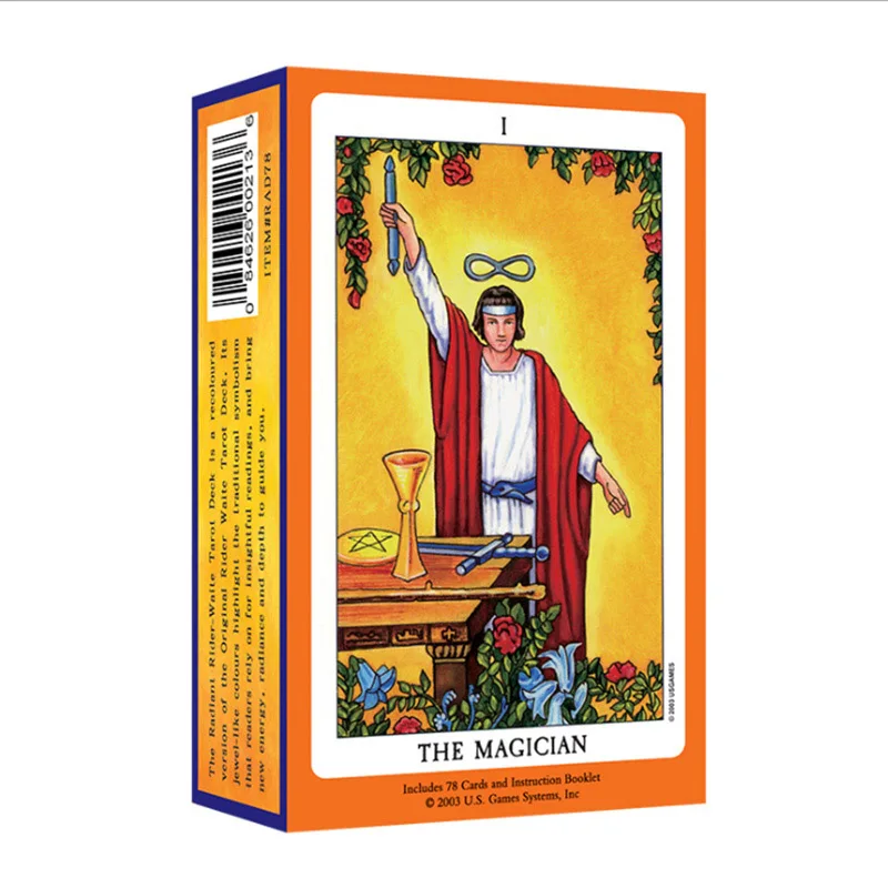 

Bright color Welt Tarot English Divination Love Business Tarot Card Collection Card Divination Game Board Game Card