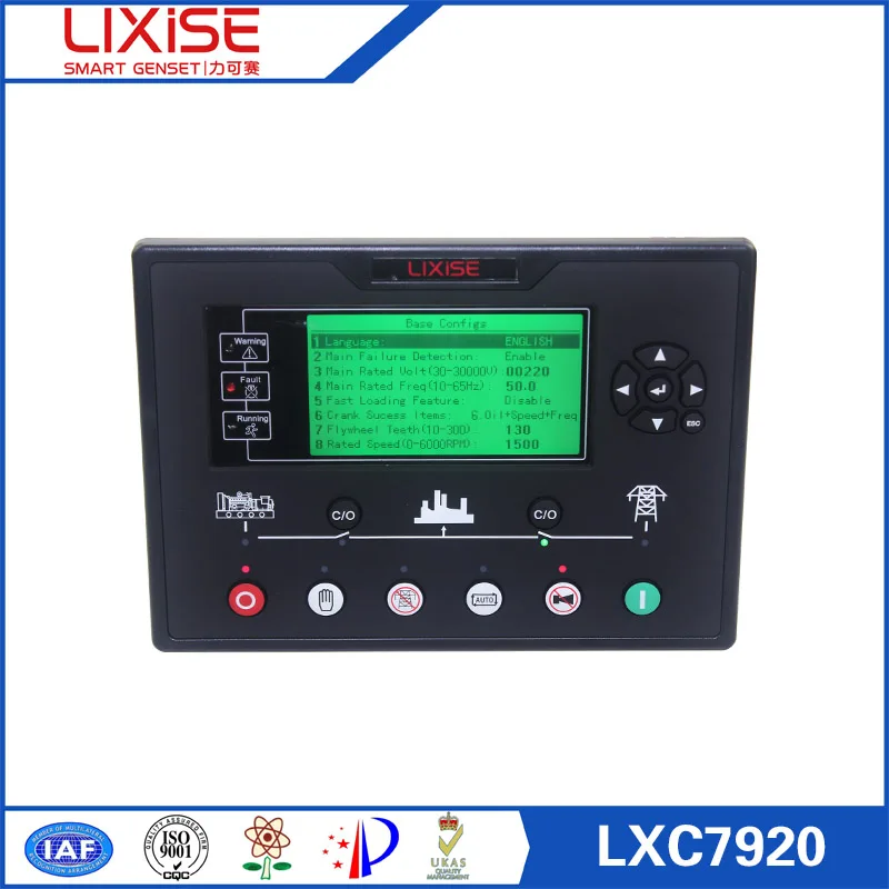 

LXC7920 LIXiSE spare parts of genset Mains Control Module