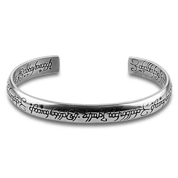 

Romantic Fashion 925 Silver Bracelet Both Men and Women Magic Black Bangles Bracelet Couple Bracelet Silver Jewelry