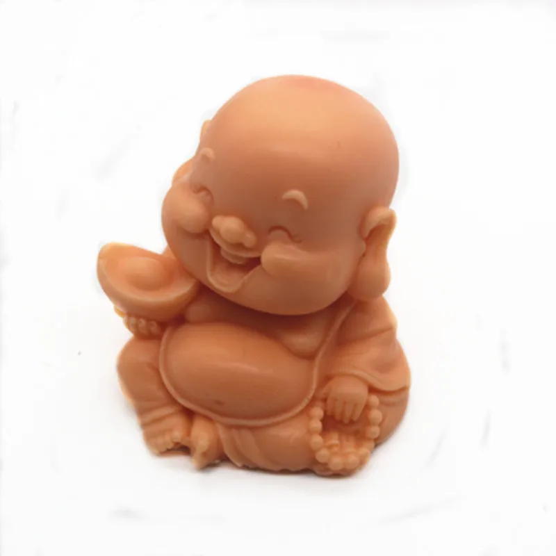 DIY Small Craft Decoration Clay Gypsum silicone mold three-dimensional small Buddha carved soft silicone molds