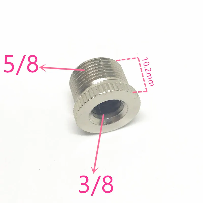 5 шт. высокое качество 5/" Мужской до 3/8" Женский Микрофон Микрофонный Стенд адаптер резьба Винт
