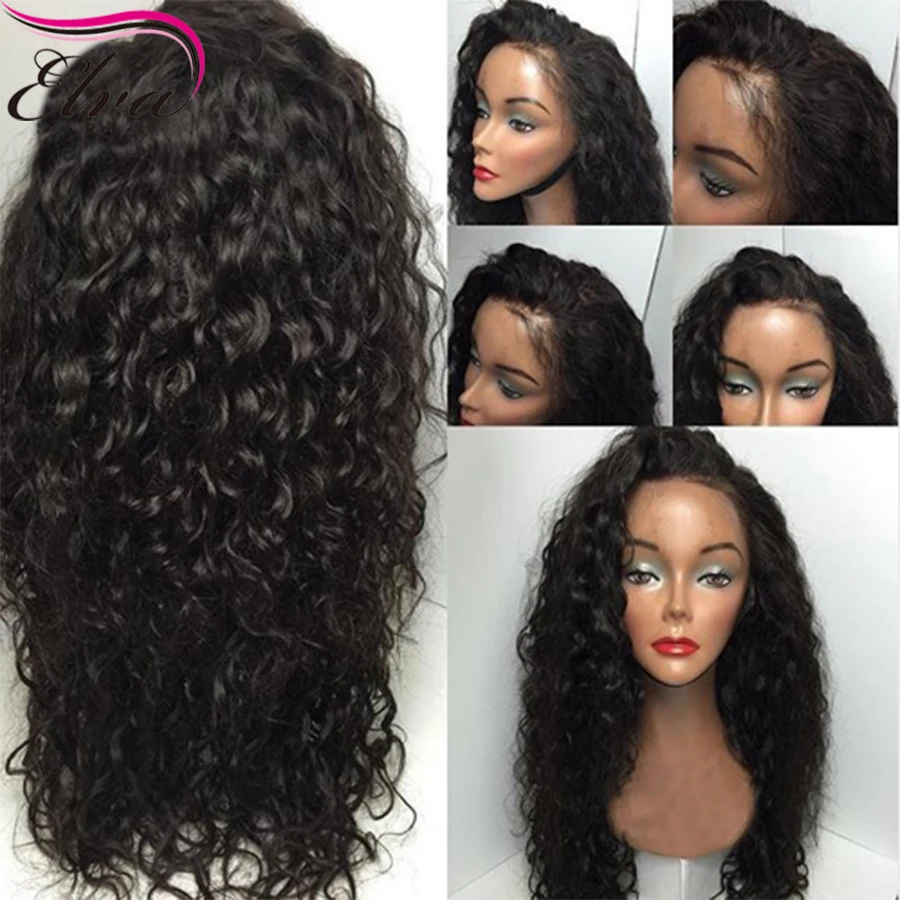 

180% Density Full Lace Human Hair Wigs For Black Women Brazilian Virgin Hair Kinky Curly Lace Front Human Hair Wig Full Lace Wig
