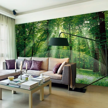 

Forest Sunlight Trees 5d Papel murals 3d wall photo mural Wall paper for living room Background wallpaper 3d Wall Ceiling murals