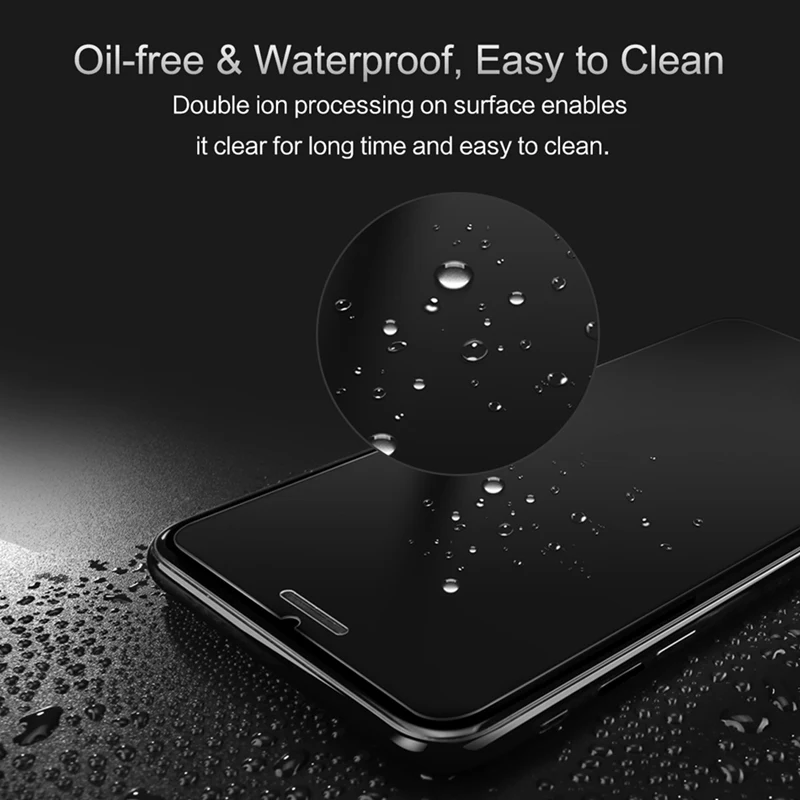ROCK Schutzhülle Screen Protector Für iPhone 6 6s 7 8 plus 5s 5 SE XS Max XR X transparent Gehärtet