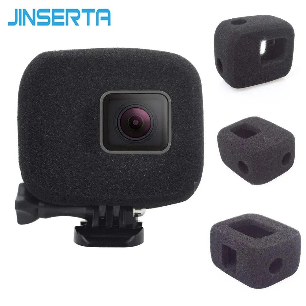 JINSERTA губка для лобового стекла Gopro Hero 7 ветрозащитная Губка (пенопластовое