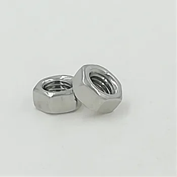 

50-100pcs/lot Metric thread DIN934 M2 M2.5 M3 M4 M5 304 Stainless Steel Hex Nuts