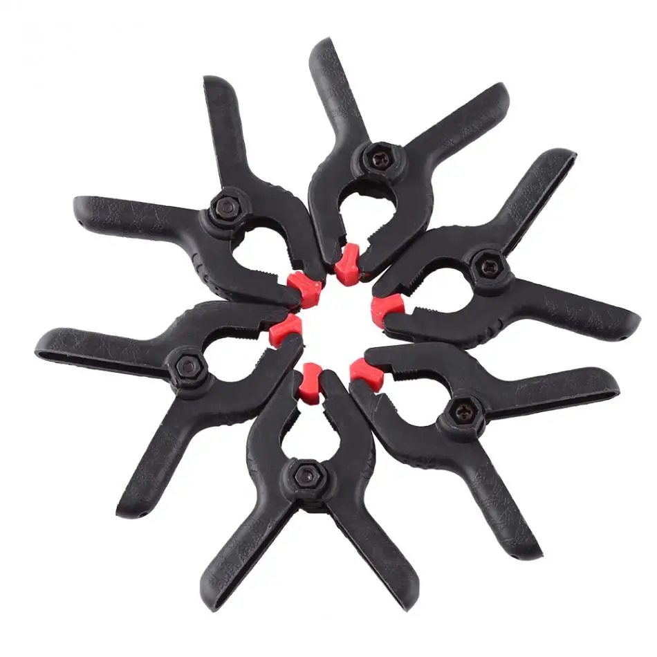 

6pcs/set NEW Photo Studio Clips Spring Clamps Pegs for Photography Backdrop Background Stand Clips