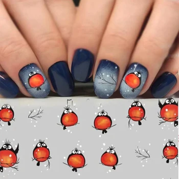 

Nail Stickers on Nails Cartoon Pattern Stickers for Nails Water Transfer Stickers Decals Manicure Decoration Fly Bird Nail Art