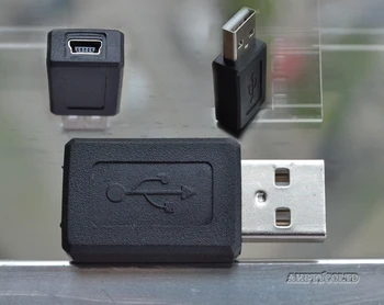 

Connector ADATTATORE USB A/M MINI USB/F USB AM to 5PF Computer Cable Adapter ;