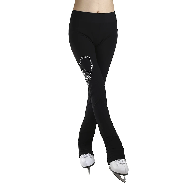 Индивидуальные рисунок брюки для катания на коньках длинные штаны для девочки Для женщин Обучение конкуренция Patinaje Катание на коньках