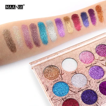 

Eyeshadow Pallete Glitter Easy To Wear Multi-Color Eye Shadow Waterproof Long Lasting Eye Makeup 12 Color