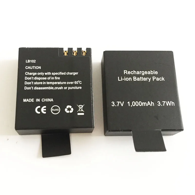 Skup Bateria podwójna ładowarka + 2 szt. 1000mAh oryginalna GitUP Backup akumulator litowo jonowy do GitUP Git2 Git2P kamera sportowa