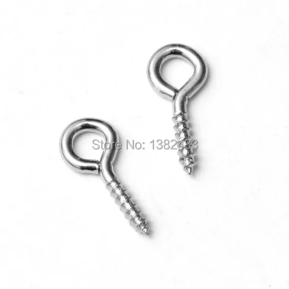 300 шт. серебряные штифты с петлями Eyehook Петли 10x4 мм|eye eye|pin connectorpin pin |
