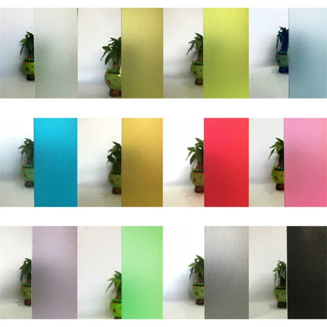 Cool Colors Frosted Glass Collection