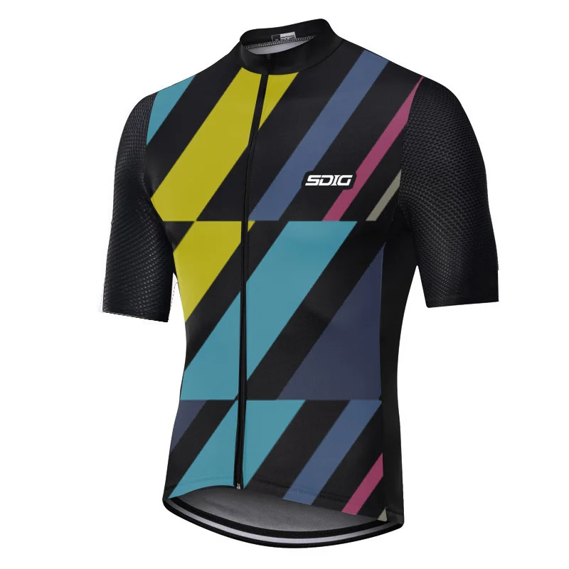 Maillot ciclismo Pro team Велоспорт Джерси с коротким рукавом комплект нагрудник шорты для мужчин bycicle летняя велосипедная одежда велосипед maillot 4D PAD - Цвет: picture color