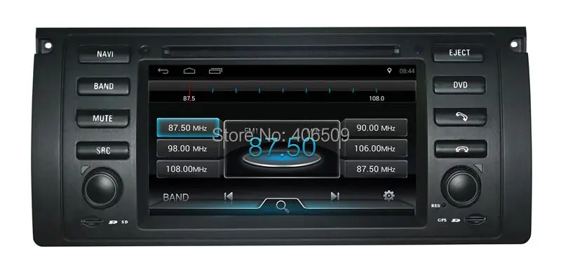Top Android 8.0 Car DVD Player for BMW E39 5 Series X5 E53 M5 with GPS Navigation Radio BT USB SD AUX Audio Stereo 4Core 4G+32G 2