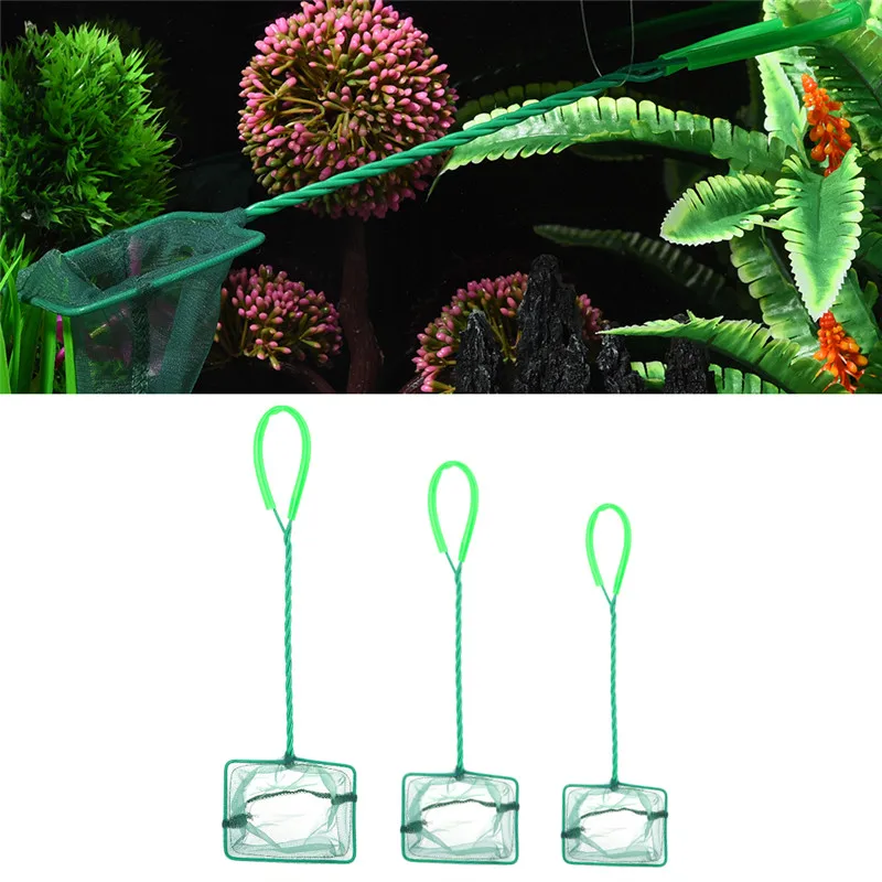 1pcs Fish Tank Supplies Round square Shaped Fish Net Aquarium Fishing