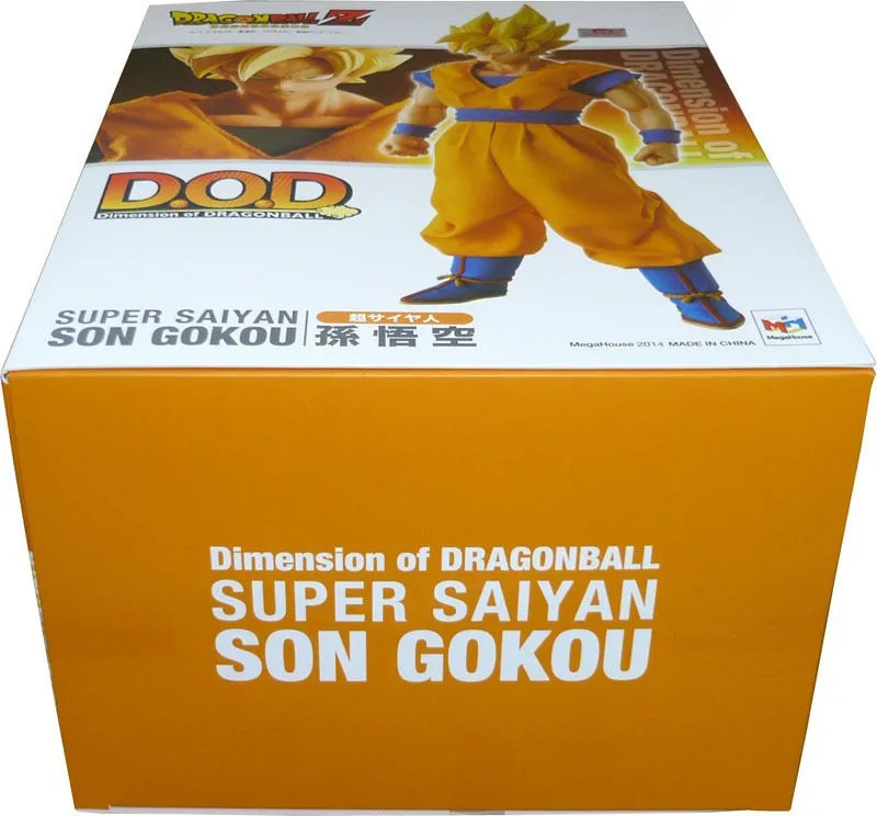 PrettyAngel-megahouse натуральный размер Dragon Ball DOD Супер Саян Гоку ПВХ фигурка