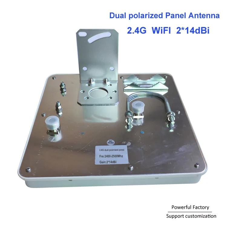 Направленная дальняя двойная поляризованная 14dbi внешняя панель Антенна 2,4g wifi антенна 1 шт